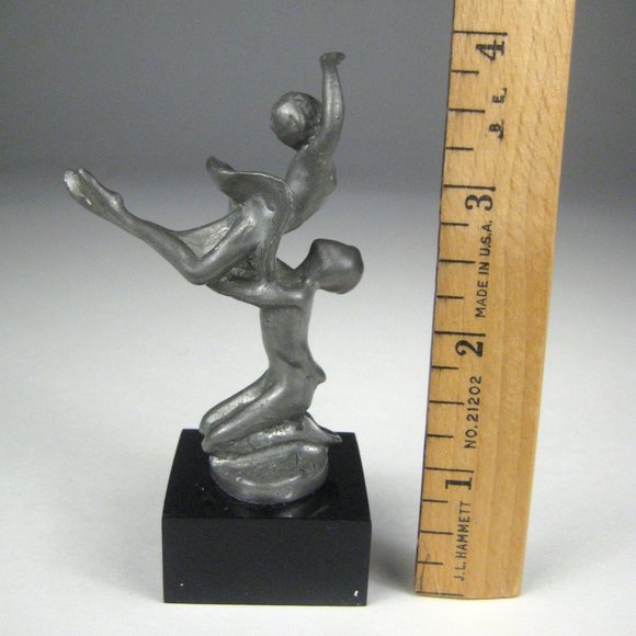 Ballerina Dancer 3.9 Inch Signed Numbered Pewter Figurine Sculpture Ballet Dance - Picture 3 of 12
